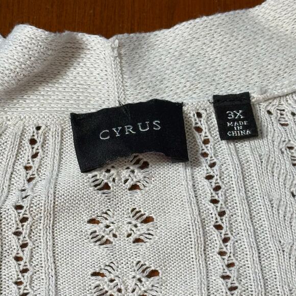 Cyrus Beige Sweater Size 3X - Picture 2 of 6